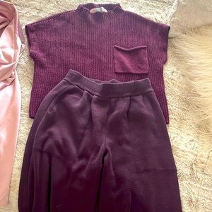Free people Freya sweater set